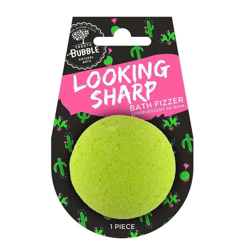 Treets Bubbles Motivational Message Bath Bomb Looking Sharp 90g