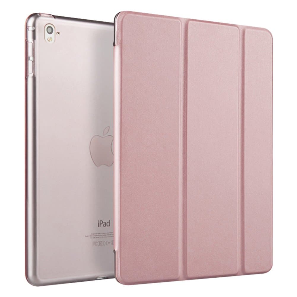 iPad Pro 9.7 Case MeieaS Slim Light Design and Firm Stand Position Cover Case with Auto Sleep/Wake for iPad Pro 9.7" (2016 Edition) (Rose Gold)