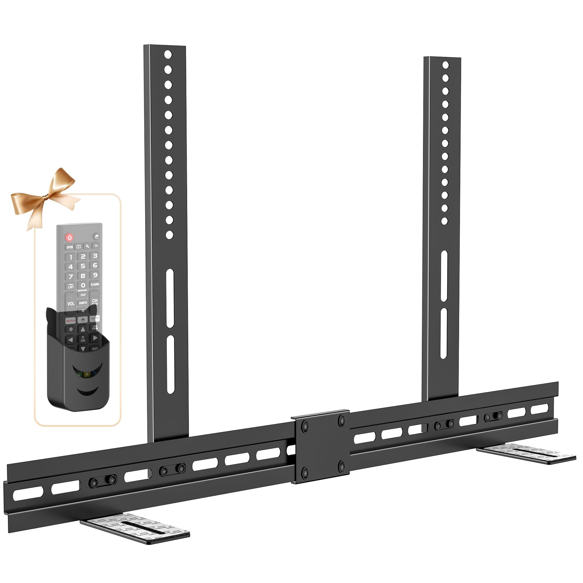 notiela Sound Bar Mounts Under TV for Samsung, Vizio, LG, Bose and More - Adjustable Height & Depth - Holds Up to 35 Lbs