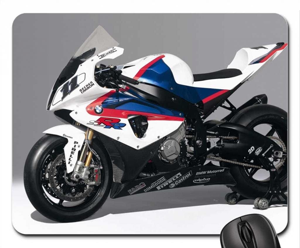 Nick Watson bmw s1000 rr racebike Mouse Pad, Mousepad (10.2 x8.3 x 0.12 inches)
