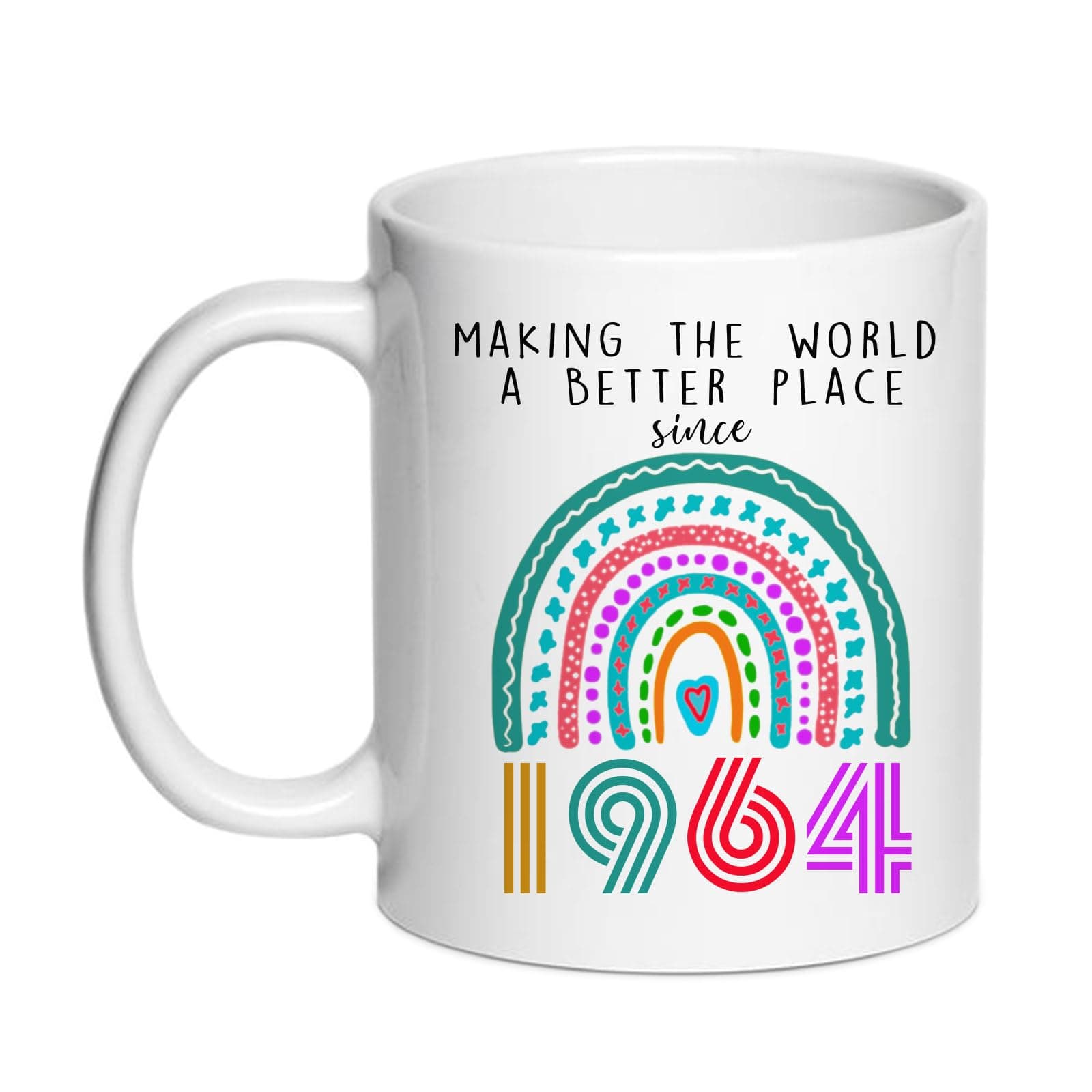 60th Birthday Gifts Women Coffee Mugs - 1963 Birthday Gifts For Women, 60 Year Old Birthday Gifts For Women, 60th Birthday Gift Ideas, 60 Birthday Gifts For Women Cups, Novelty Sixty Mug 11 oz (60)