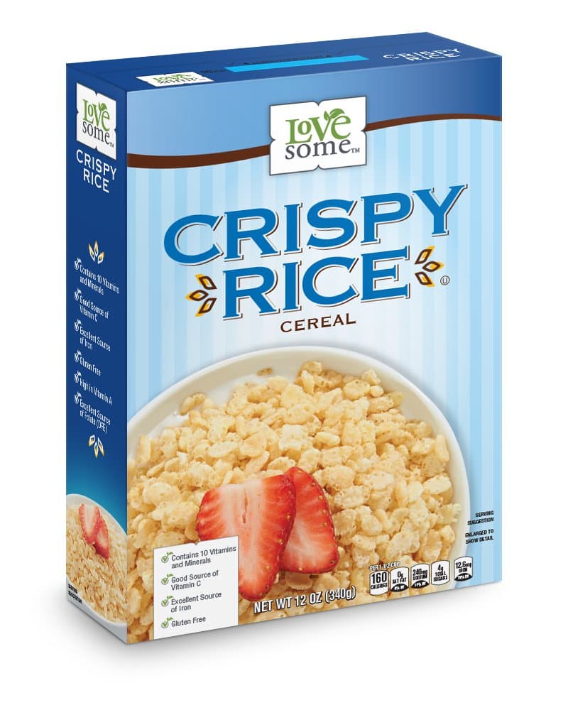 LoveSome Crispy Rice, 12 Ounce