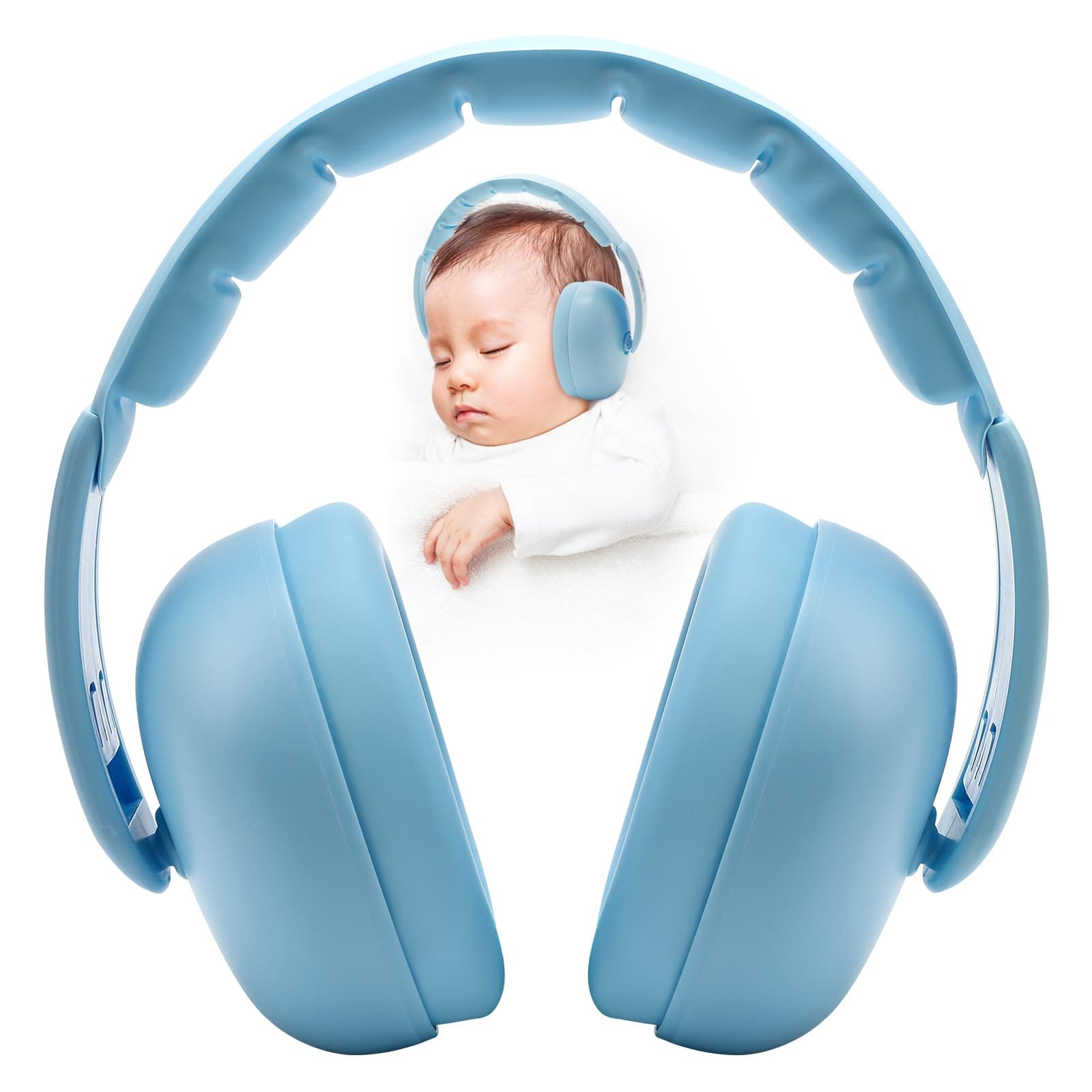 Floriogra Baby Headphones for Noise - [Upgraded Friendly Version] Infant Ear Muffs Noise Protection - Toddler Noise Cancelling Headphones - Baby Ear Protection for 3 Months to 3 Years
