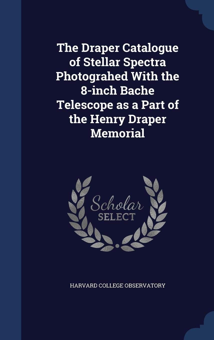The Draper Catalogue of Stellar Spectra Photograhed with the 8-Inch Bache Telescope as a Part of the Henry Draper Memorial