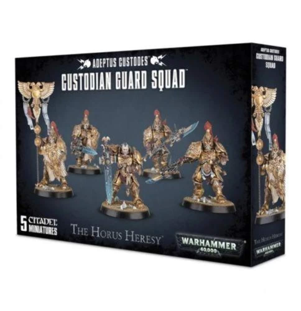 Games Workshop 99120108006 "Adeptus Custodes Custodian Guard Miniature Game,Black