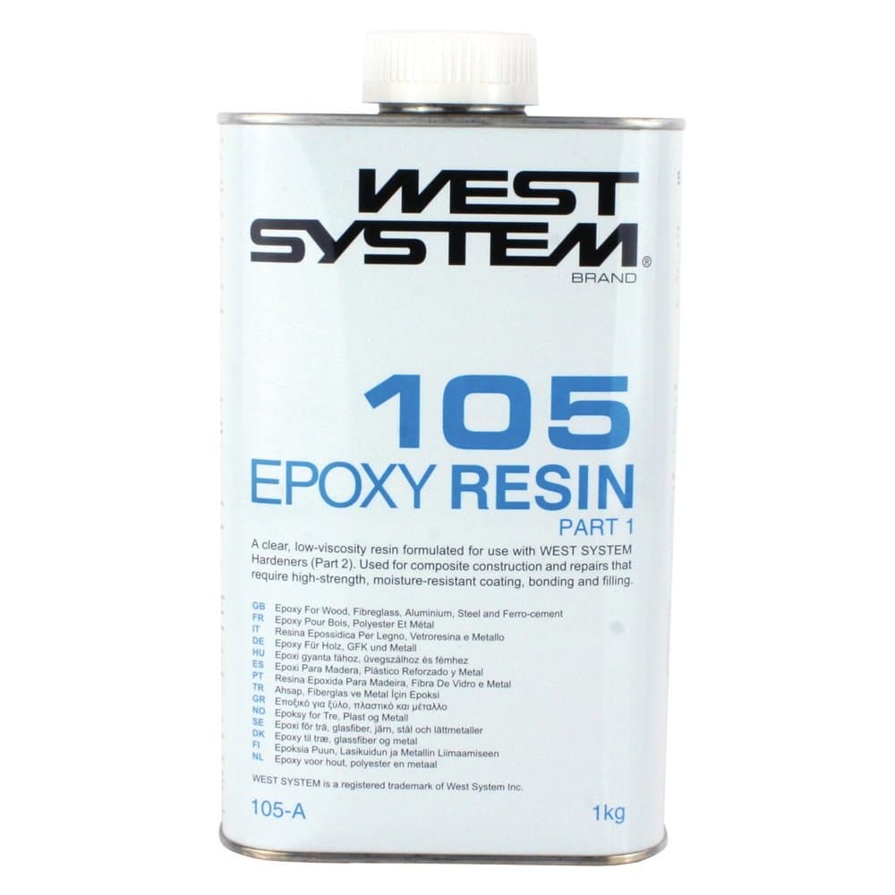 West System Epoxy 105 Resin 1kg only 105 Epoxy Resin The Base Resin