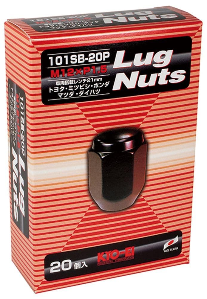 KYO-EI Industry lug nuts [number: 20 pcs] [bag type 21HEX] M12 x P1.5 101SB-20P