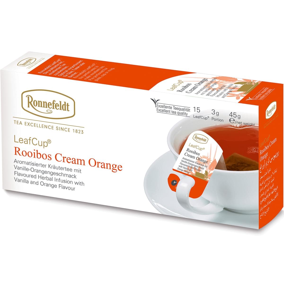 Ronnefeldt Leafcup Cream Orange