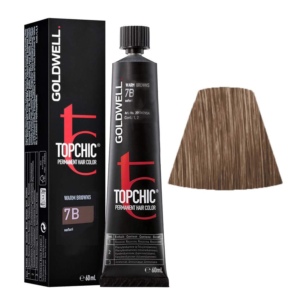 Topchic TB Permanent Hair Colour, 7B Safari, 60 ml 4021609000679