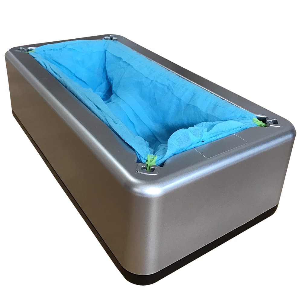 Automatic Shoe Cover Dispenser (Silver)