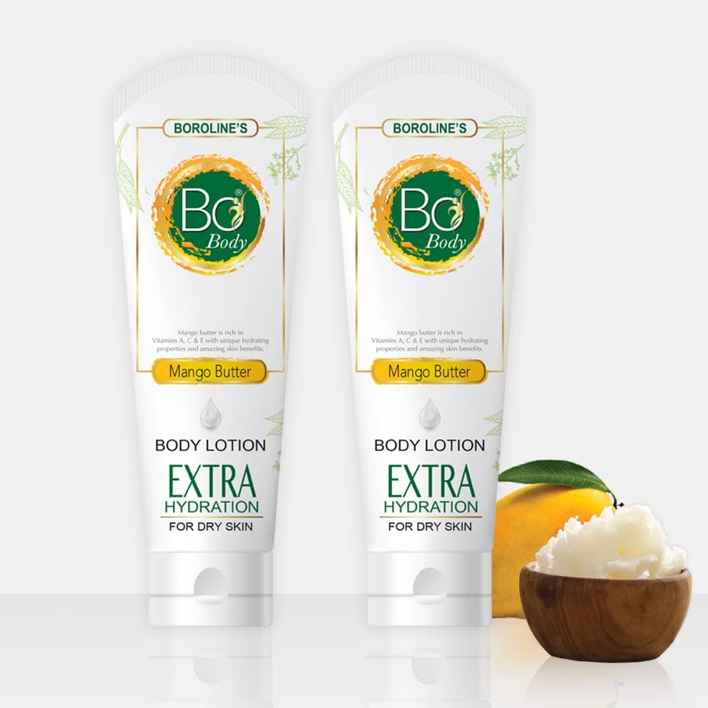 Bo Body Lotion 100 ML | 72 hours Deep Moisturising With Mango Butter (Pack of 2)