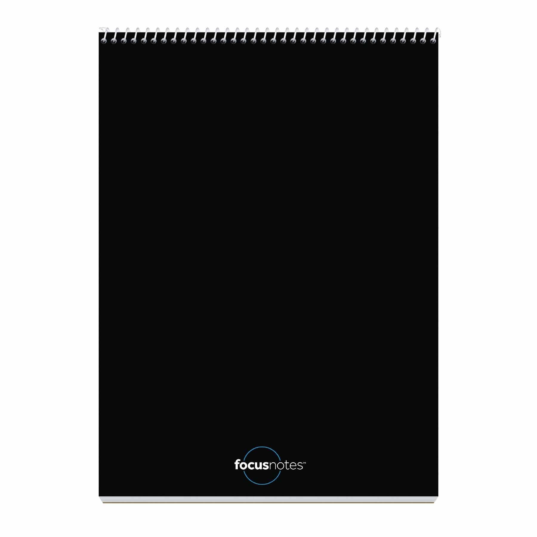 FocusNotes Writing Tablet, 8-1/2 x 11-3/4 Inches, White, Cornell Rule, 70 Sheets(90221)
