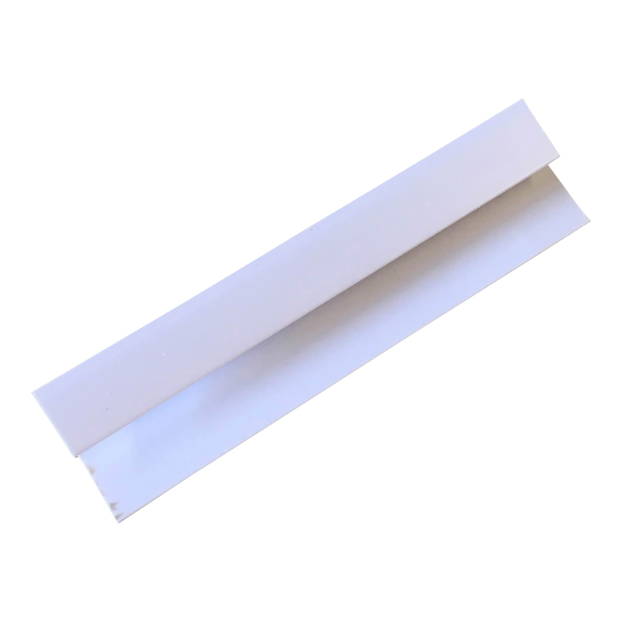 DBS White 5mm End Cap White Trim 2.6m Wall Cladding Ceiling Bathroom Panels PVC