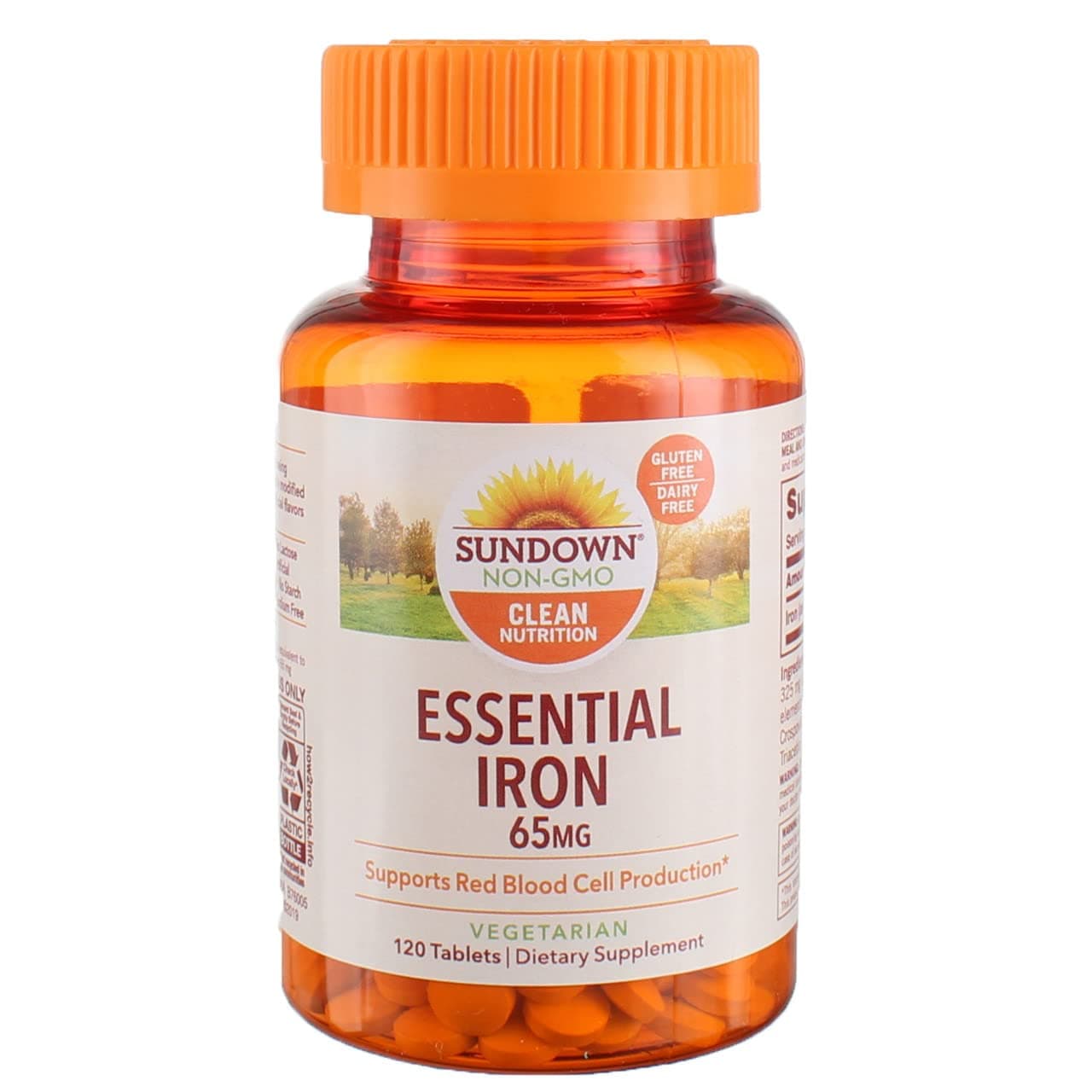 Sundown Naturals Sundown Naturals Iron, 120 tabs 65 mg(Pack of 3)