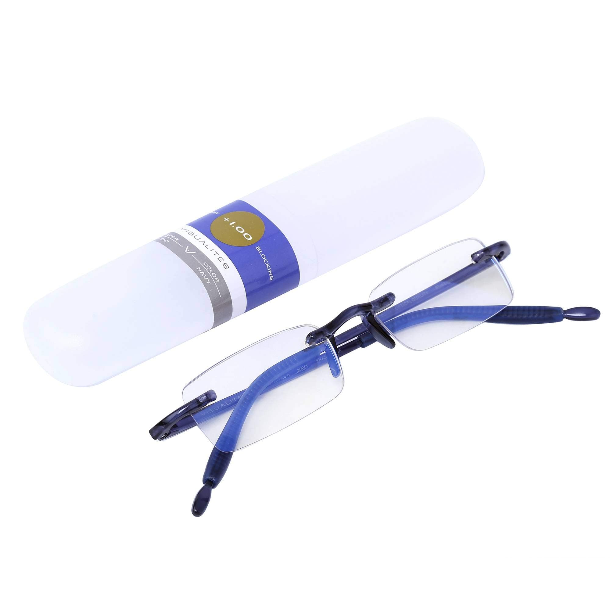 Computer Reading Glasses From Lightweight Rimless Blue Light Filtering Readers For Men & Women