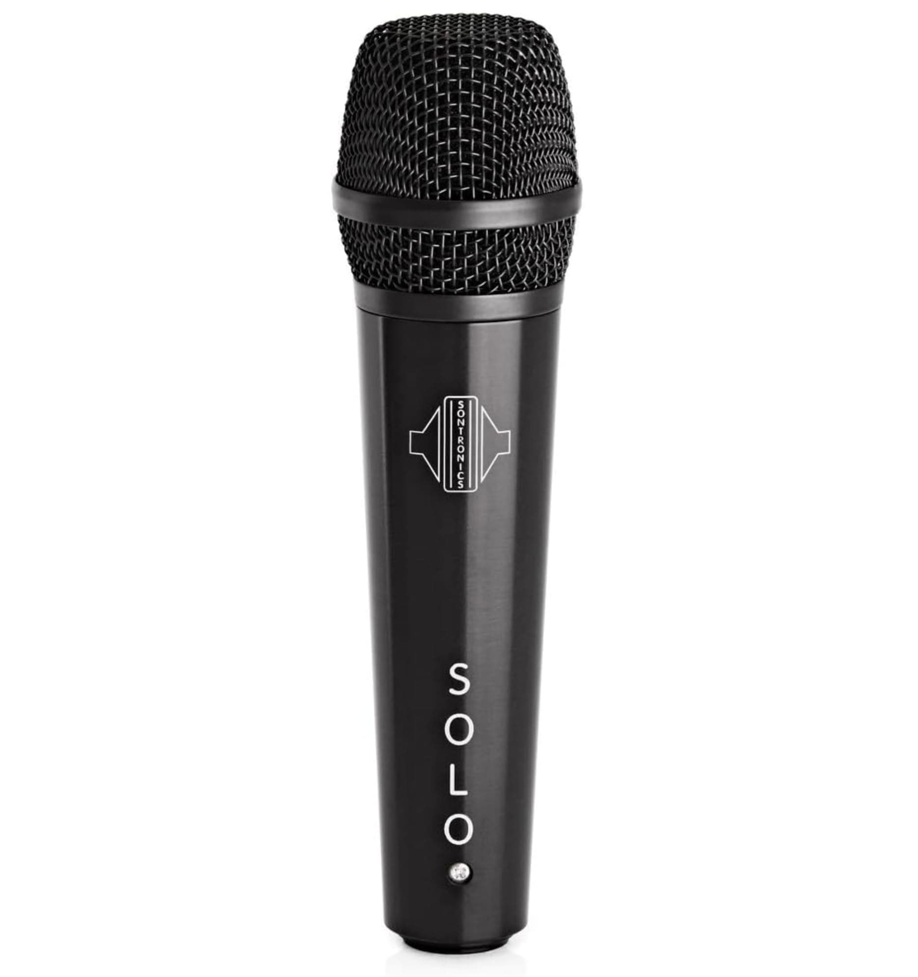 SONTRONICSSOLO Supercardioid Dynamic Handheld Vocal Microphone. High Output, Built-In Pop Filter, Mic Clip and Storage Pouch. Excellent Off-Axis Rejection, 3-Pin XLR Made in UK