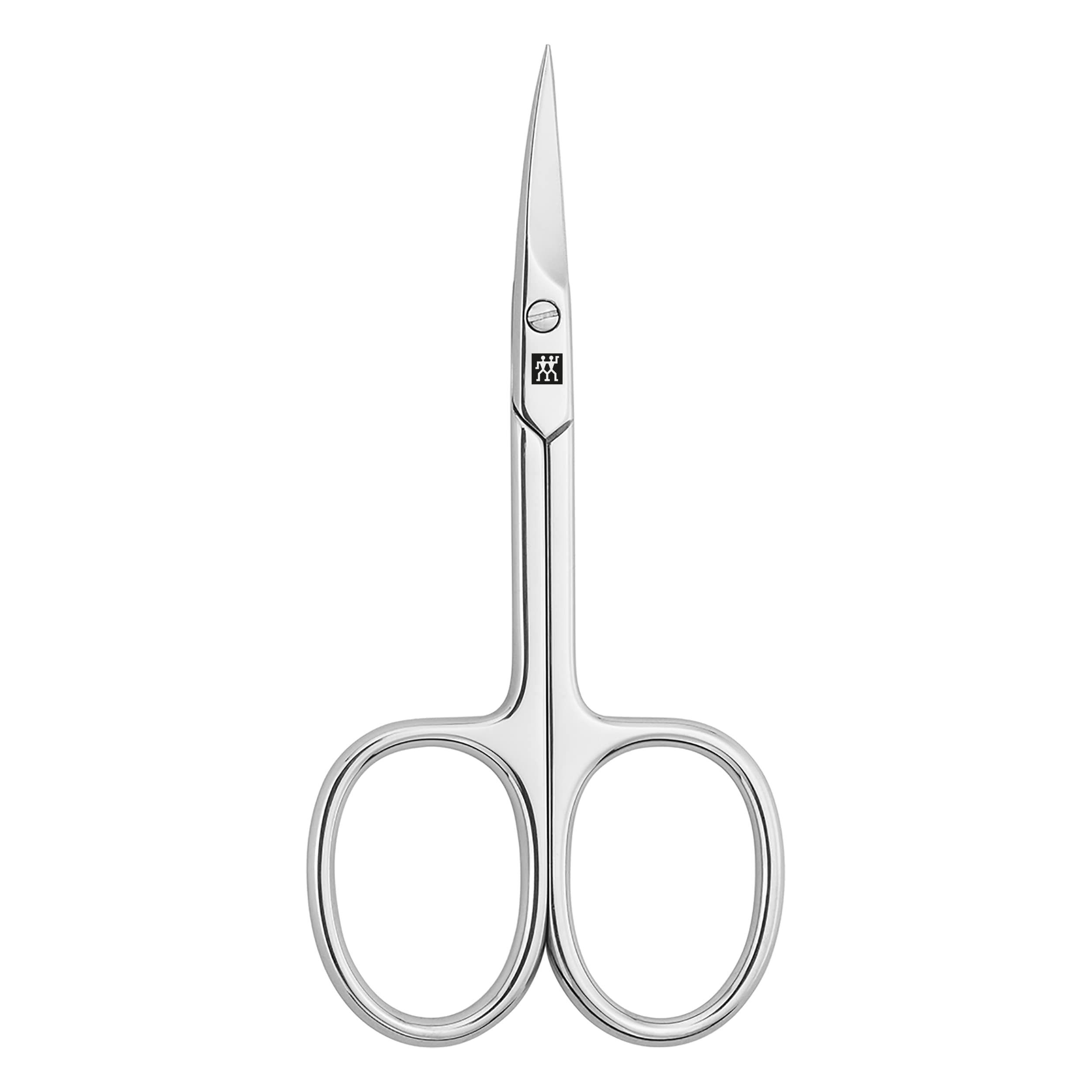 Cuticle Scissors (precise cut for skin remnants, sharp pointed blade, hypoallergenic), Polished, Silver, 3.5 inch