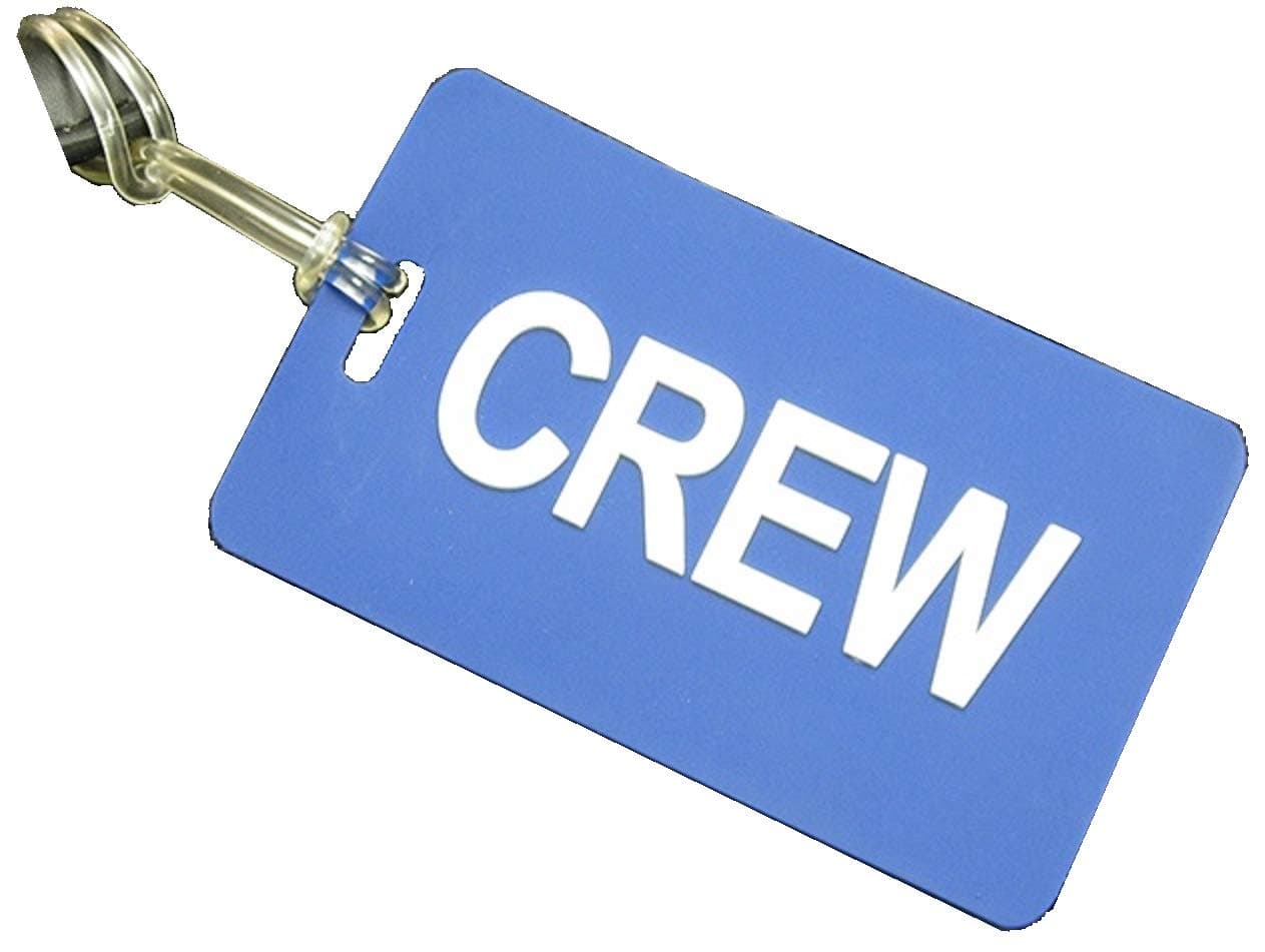 Gelflex Crew Tag with Contact Card (Navy Blue)