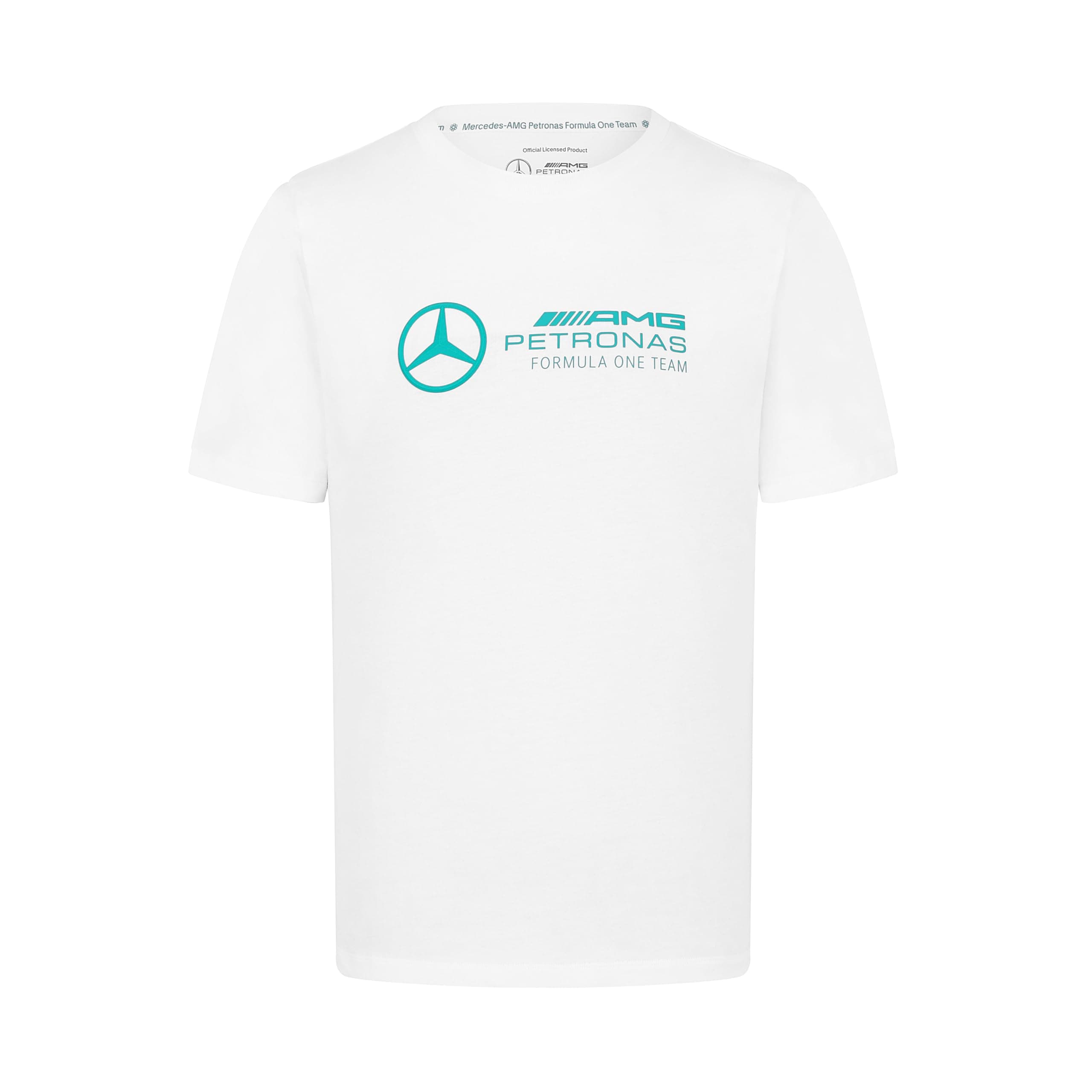 F1 Men's Tshirt with Large 3D Team Logo Execution - White - Size: XL