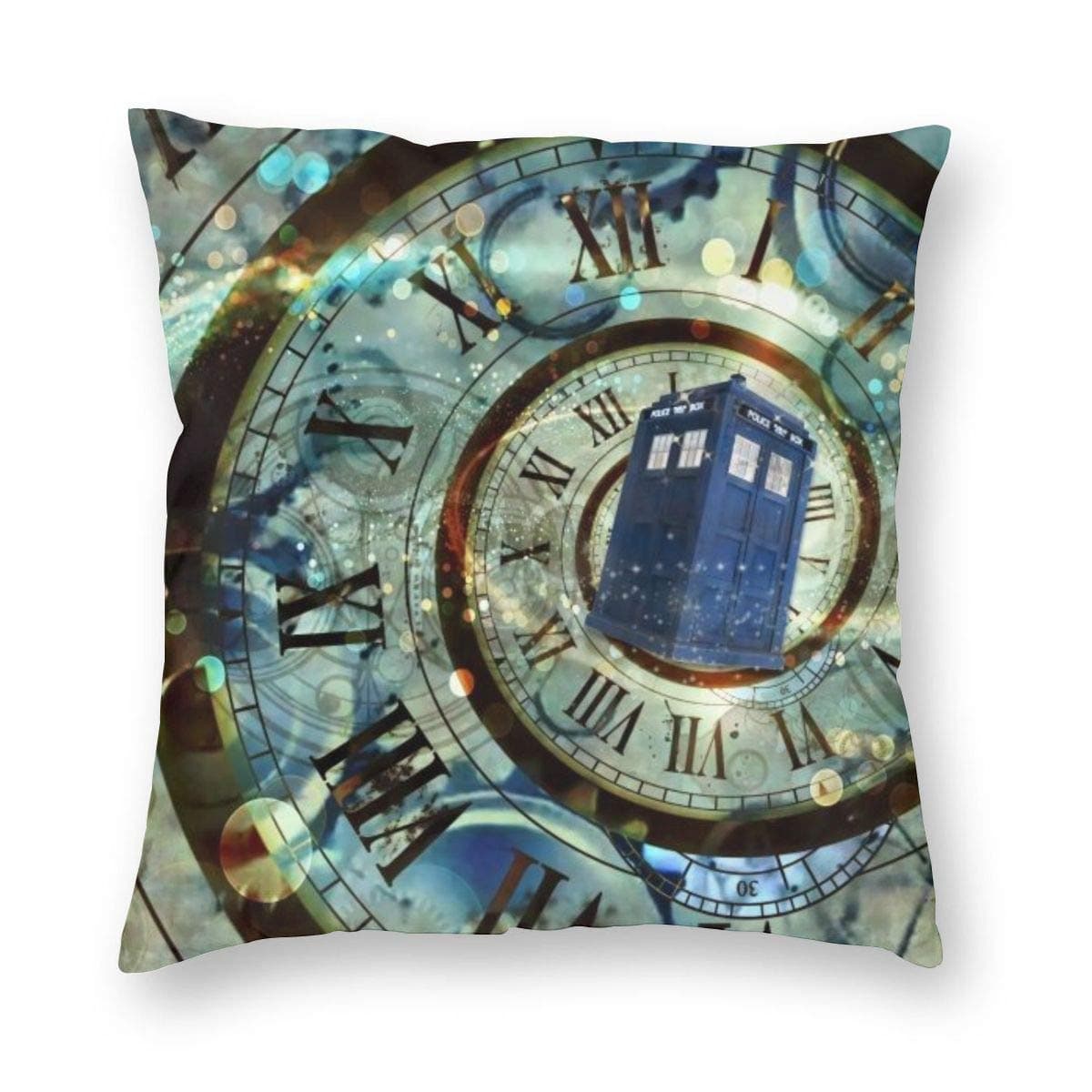 BAIFUMEN Doctor Dr Who Police Throw Pillow Covers Decorative Couch Pillow Cases Cotton Pillow Square Cushion Cover for…