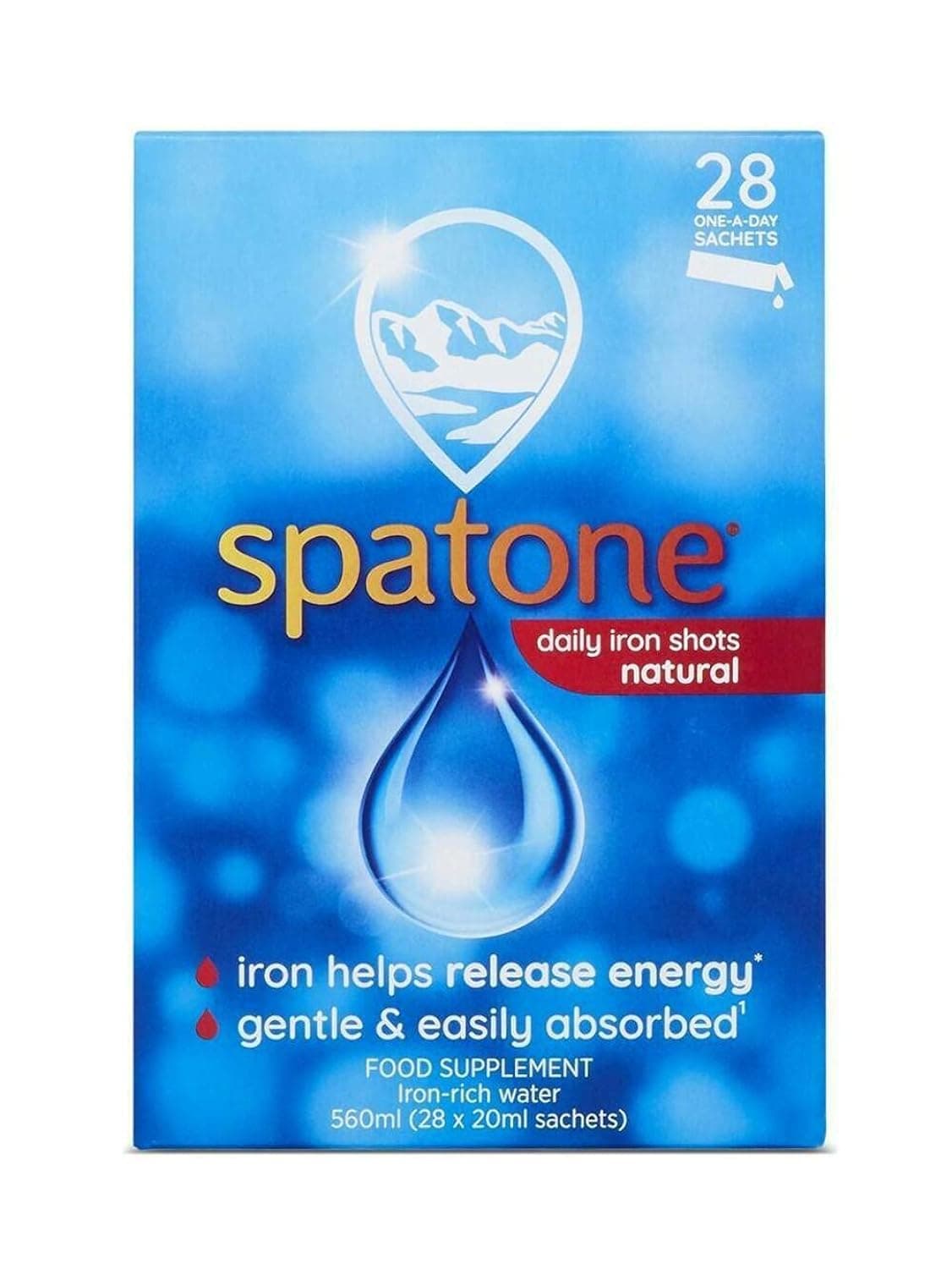 6 Pack Spatone Spatone 100 Natural Iron Sup 28 Sachet 6 Pack Bundle