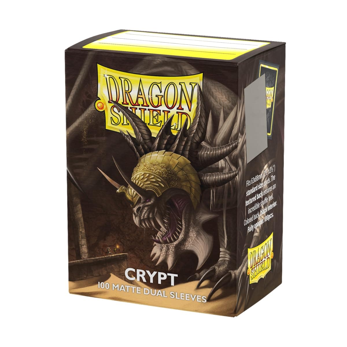 Dragon Shield AT-15052 Matte Dual Sleeves, Standard Size, Crypt, 100 Count