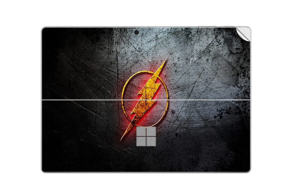 GADGETS WRAP Printed Vinyl Top Only Skin Sticker Decal for Microsoft Surface Pro 4 - Fast Logo
