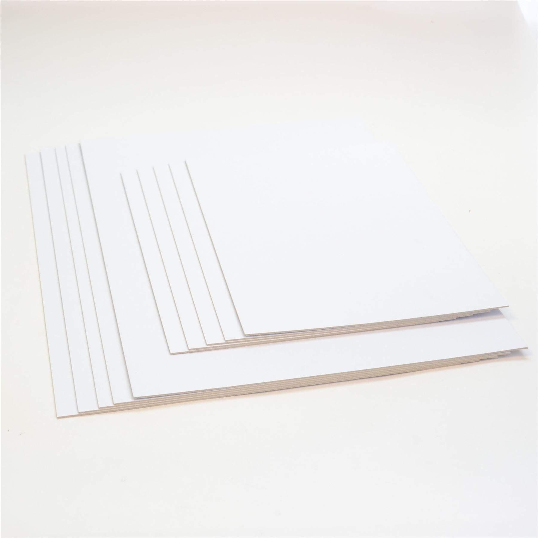 A2 White Mountboard pk20