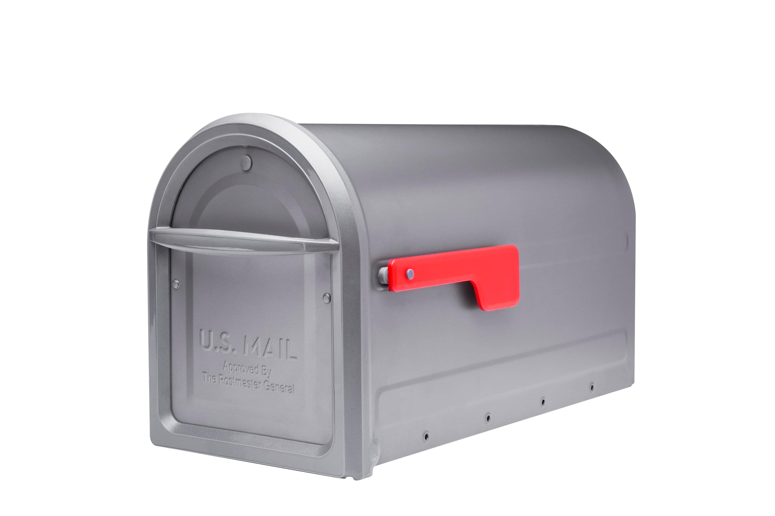ARCHITECTURAL MAILBOXES 7900-2GR-R-10 Mapleton Post Mount, Graphite, L