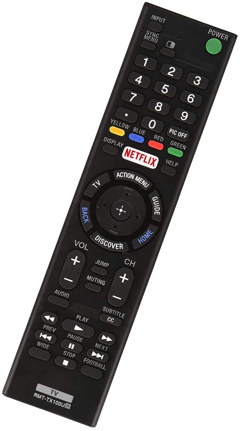 RMT-TX100U TV Remote Control Fit for Sony Smart Televisions (RMTTX100U)