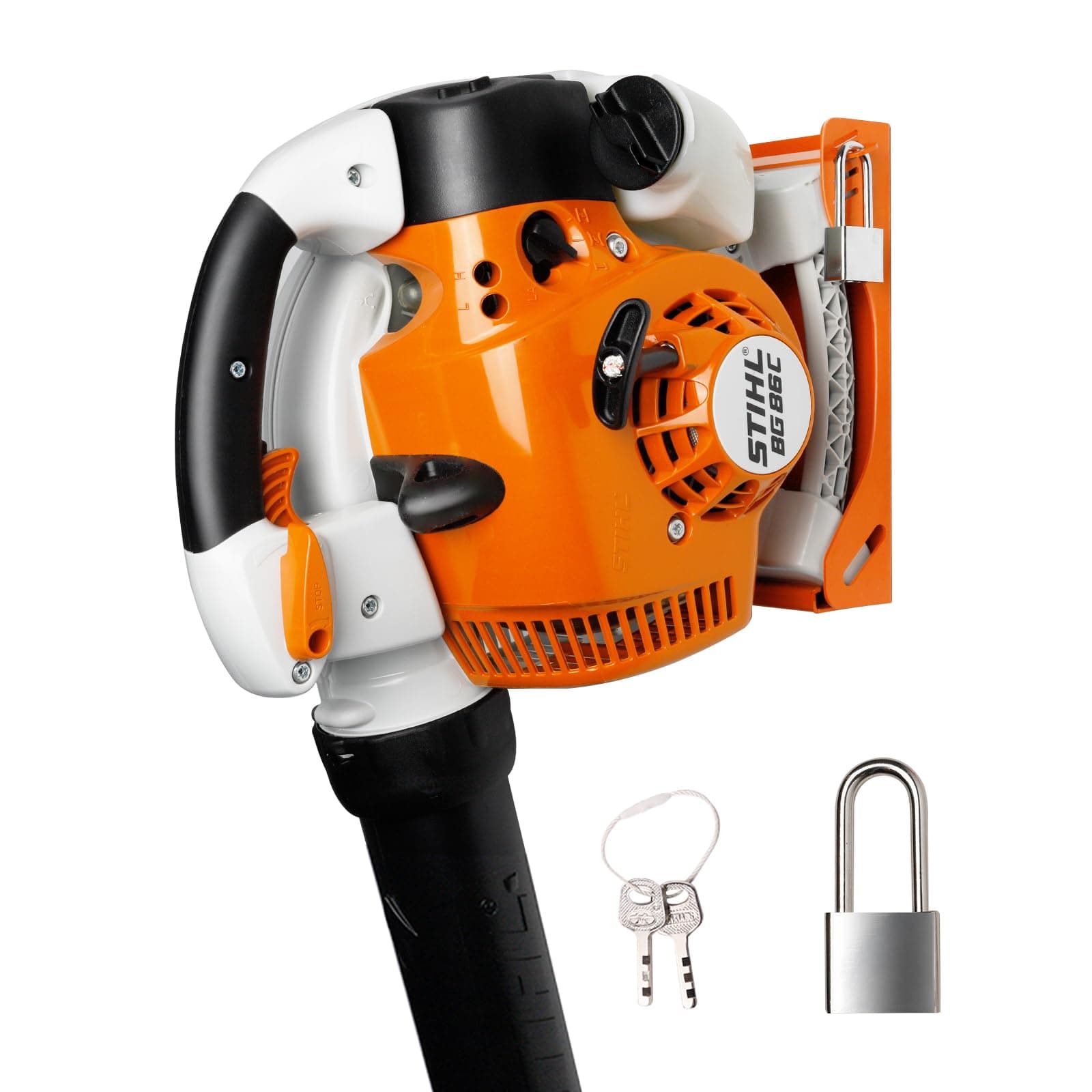 Blower Rack Compatible with Stihl BG-50, BG-56, BG-66, BG-86, Handheld Blower Holder Mount Rack, Lawn Care Accessories, Garage Storage, Weed Eater Hanger