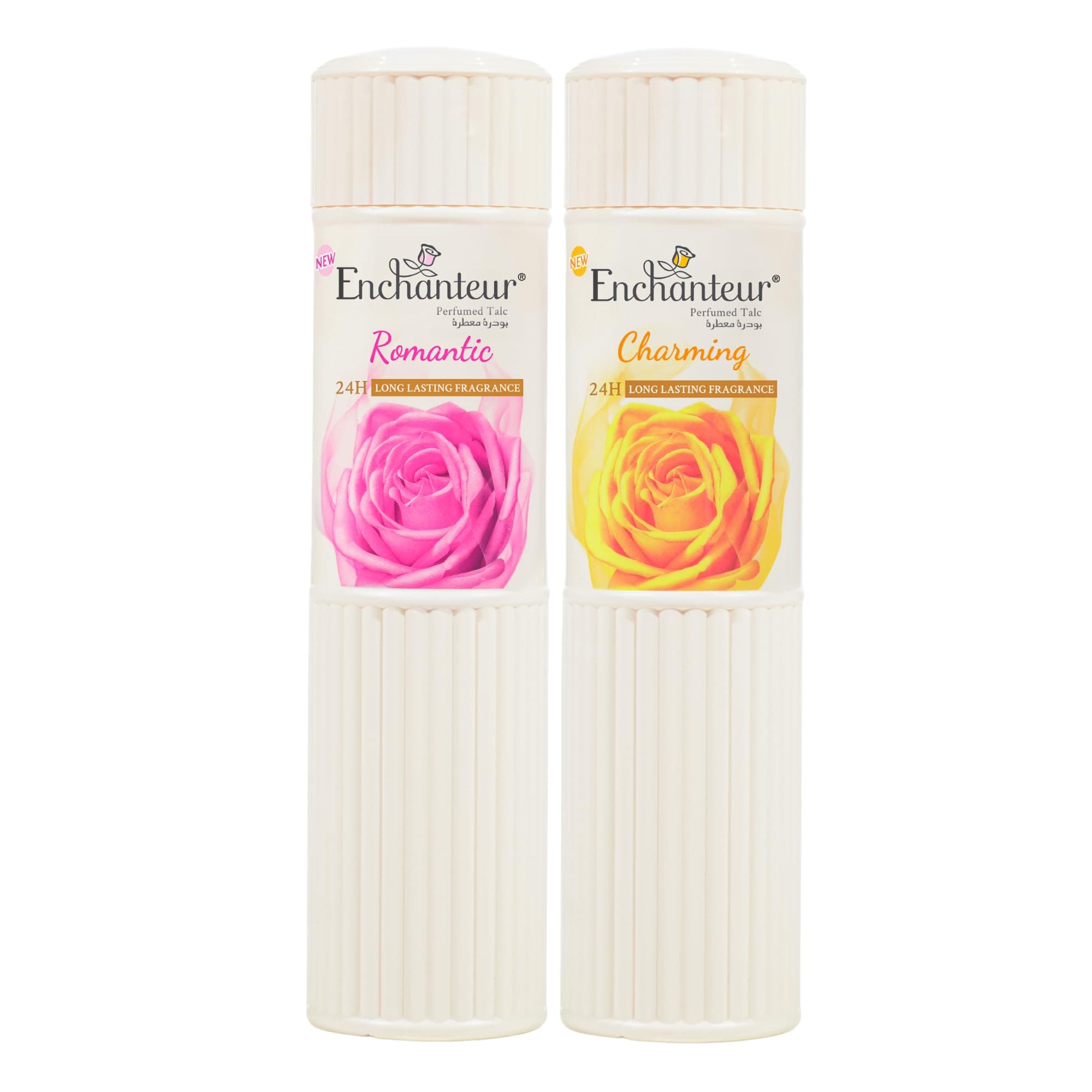 – Enchanteur Talc (2 X 250 gm), Romantic + Charming