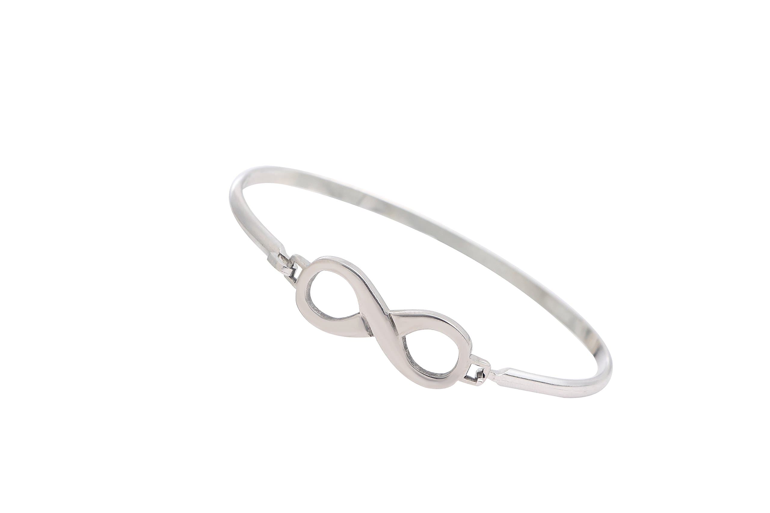 Infinity Bangle Bracelet Stainless Steel - for Women Infinity Symbol Bracelet
