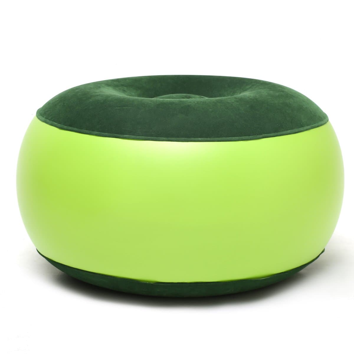 Firstwish Inflatable Stool Portable Outdoor footrest Cushion For Home Office Yoga (Green)