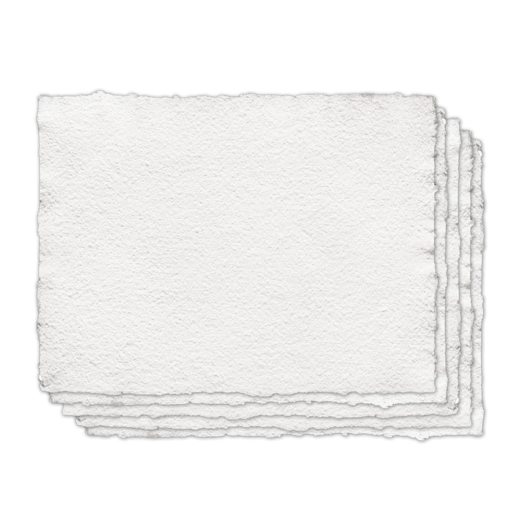 Indigo Artpapers 100% Cotton Handmade Paper for Mixed Media, 18 x 24 Inches, 200 GSM, 5 Sheets (CO2001824MM)