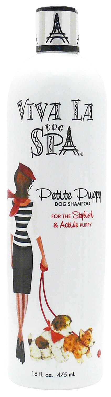 Viva La Dog Spa Petite Puppy Shampoo, Powder Puff Scent, 16-Ounce