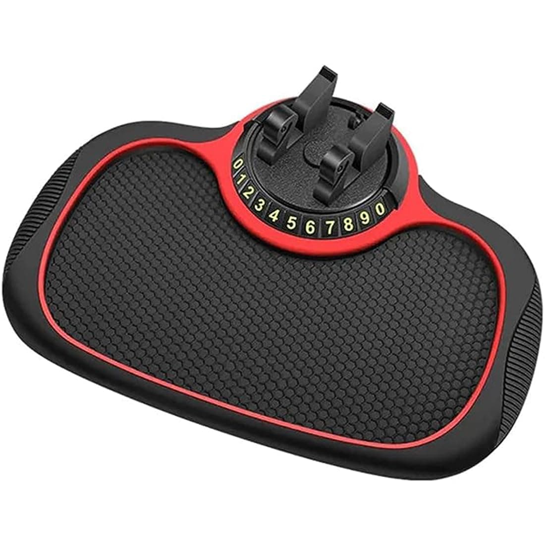 Multifunction Car Anti-Slip Mat Auto Phone Holder, Anti Slip Silicone Dashboard Phone Holder, Car Anti-Slip Mobile Phone Pad, Car Dashboard Anti-Slip Mat, Number Plate Stickers, Car Accessories (A)