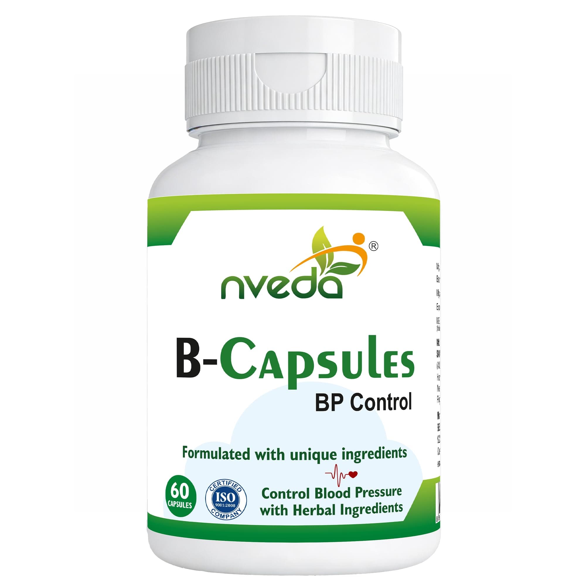BP Support Capsules | Ayurvedic Formula for Healthy Blood Pressure Management | Heart & Circulation Support Supplement | 60 Capsules