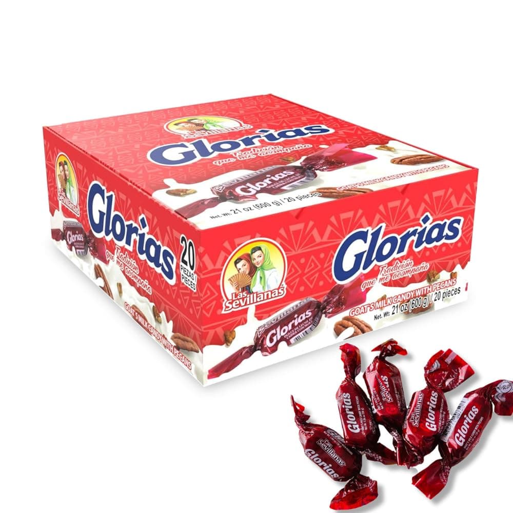 Glorias Pecan 30g Family Display pack w/20 pieces Las Sevillanas