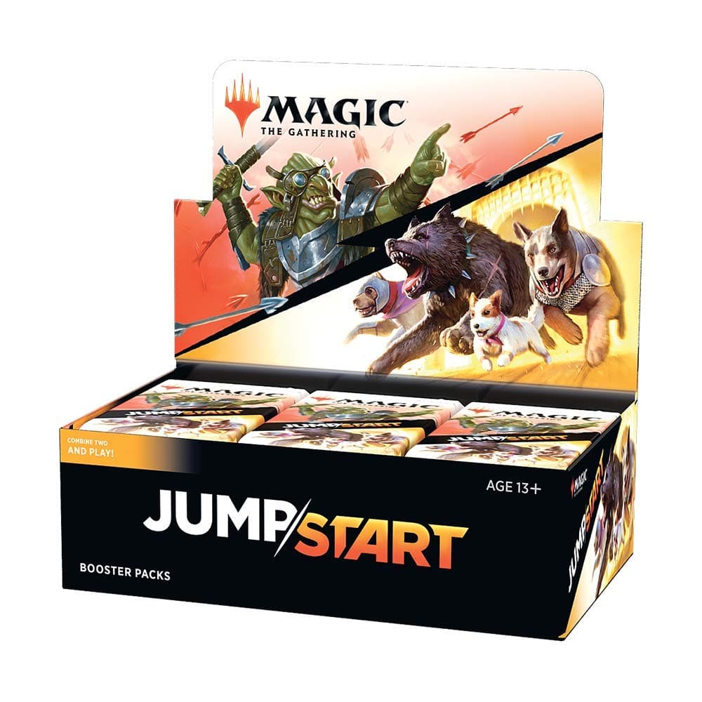 Magic The Gathering Jumpstart Booster Box | | 24 Booster Packs | 20 Cards Per Pack Including Basic Land Cards