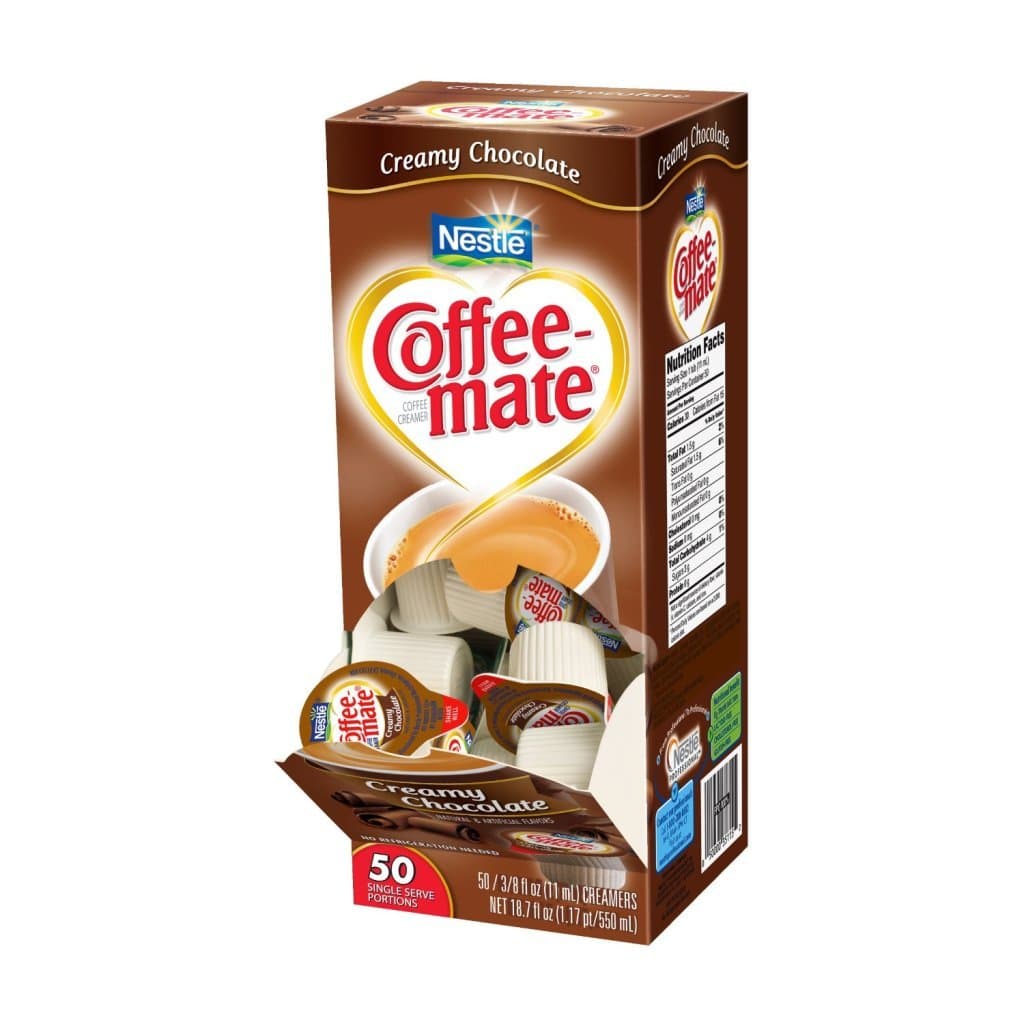 Coffee-Mate Cafe MOCHA contains 50 single serve portions