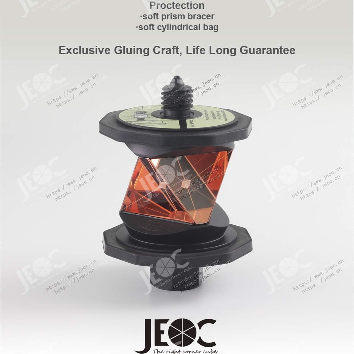 JEOC 360° Degree Reflective Prism Set for Leica ATR Total-station. Replaces MPR122