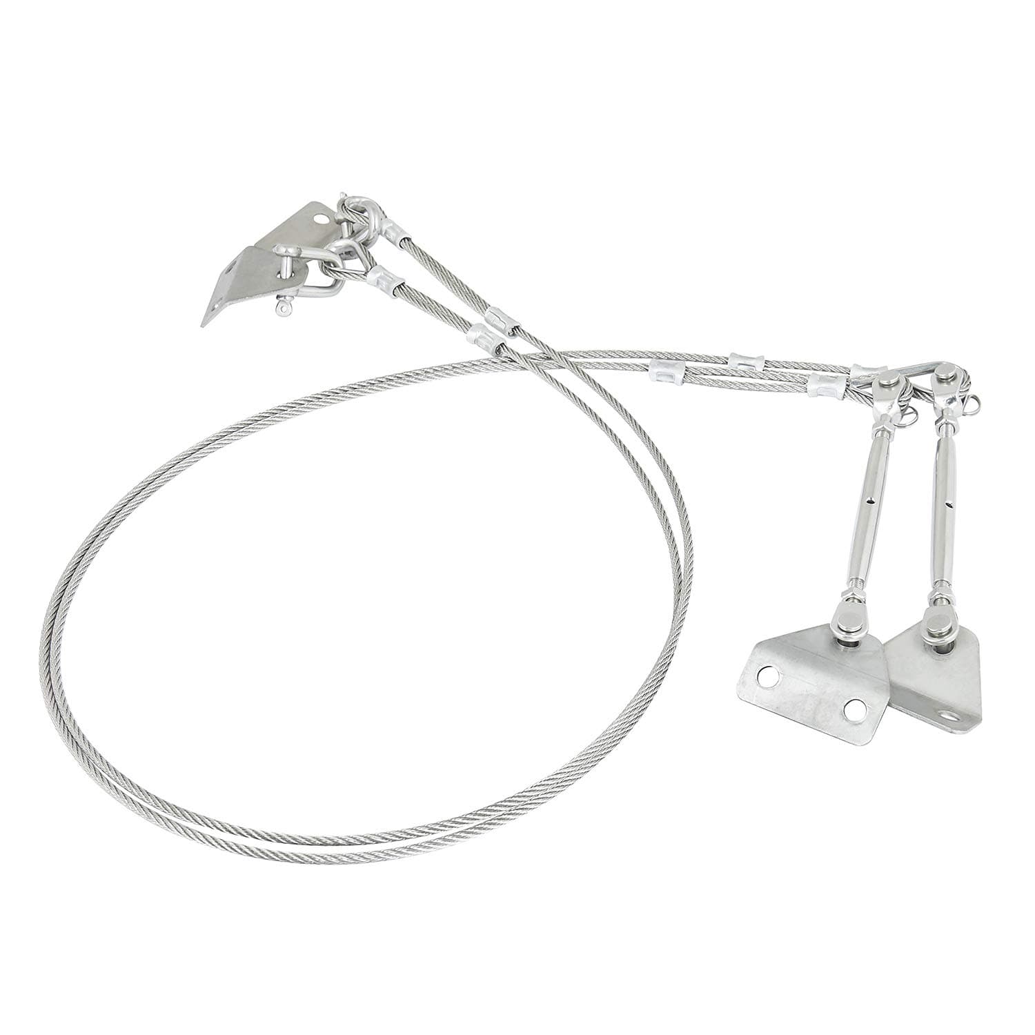 JTI Stainless Steel Limbriser for Maruti Gypsy, 52 x 2 x 1 Inch - Set of 2 Pieces