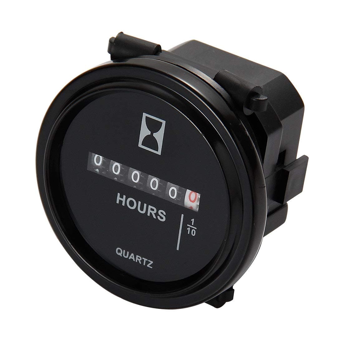 Mechanical Hour Meter Gauge - Professional Engine Hourmeter AC110-250V for Boat Auto ATV UTV Snowmobile Lawn Tractors Generators (AC110-250V)
