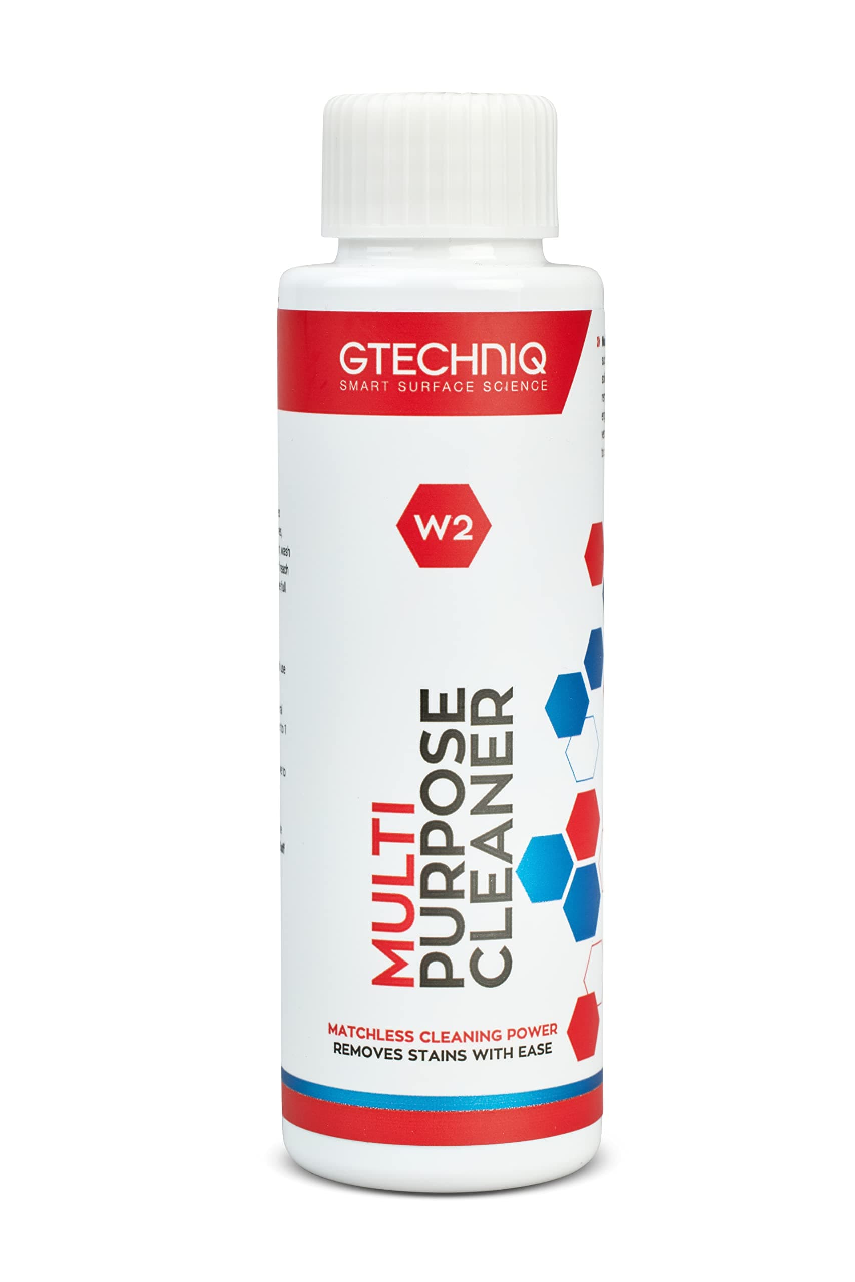 Gtechniq W2 Multi-Purpose Cleaner For Cars, Matchless Cleaning Power, Biodegradable, Supreme Dirt Removal - 100ml