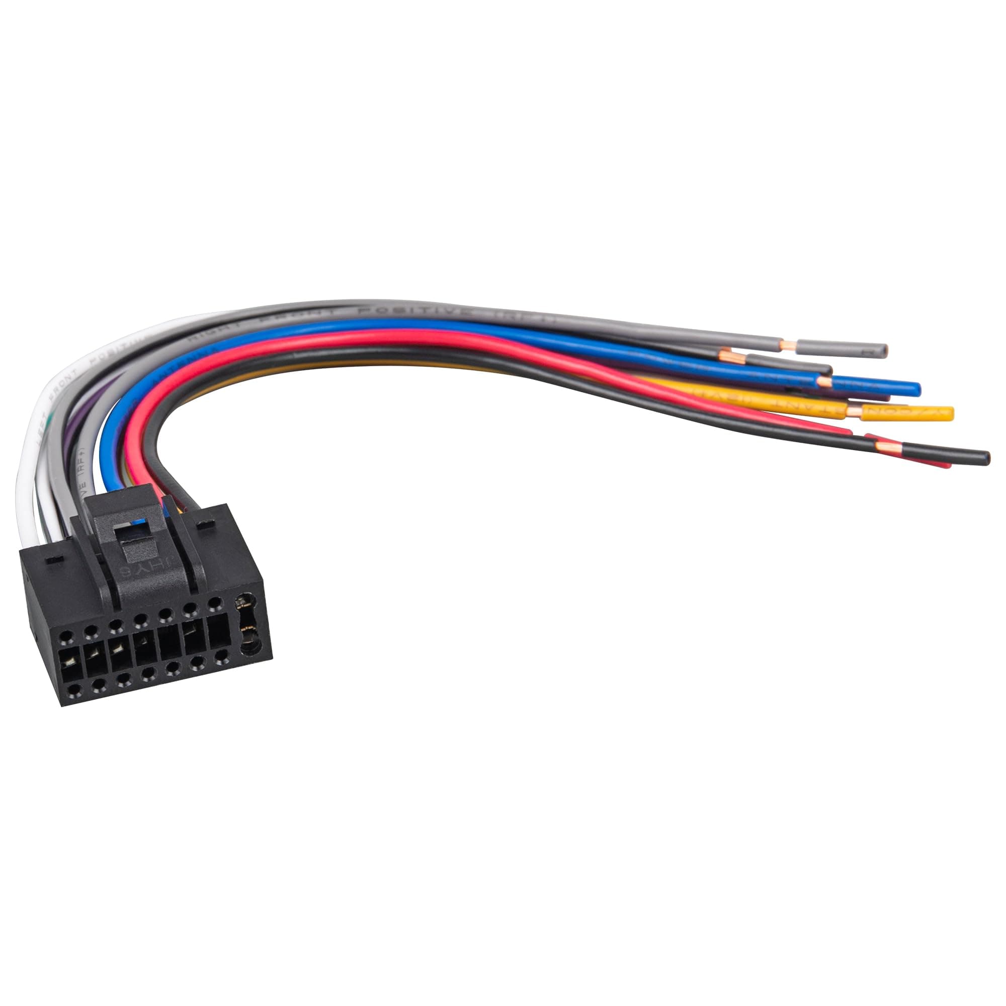 RED WOLF 16 Pins Car Stereo Wiring Harness Fit for Kenwood KDC KRC KMD Aftermarket Radio Audio Power Plug Adapter