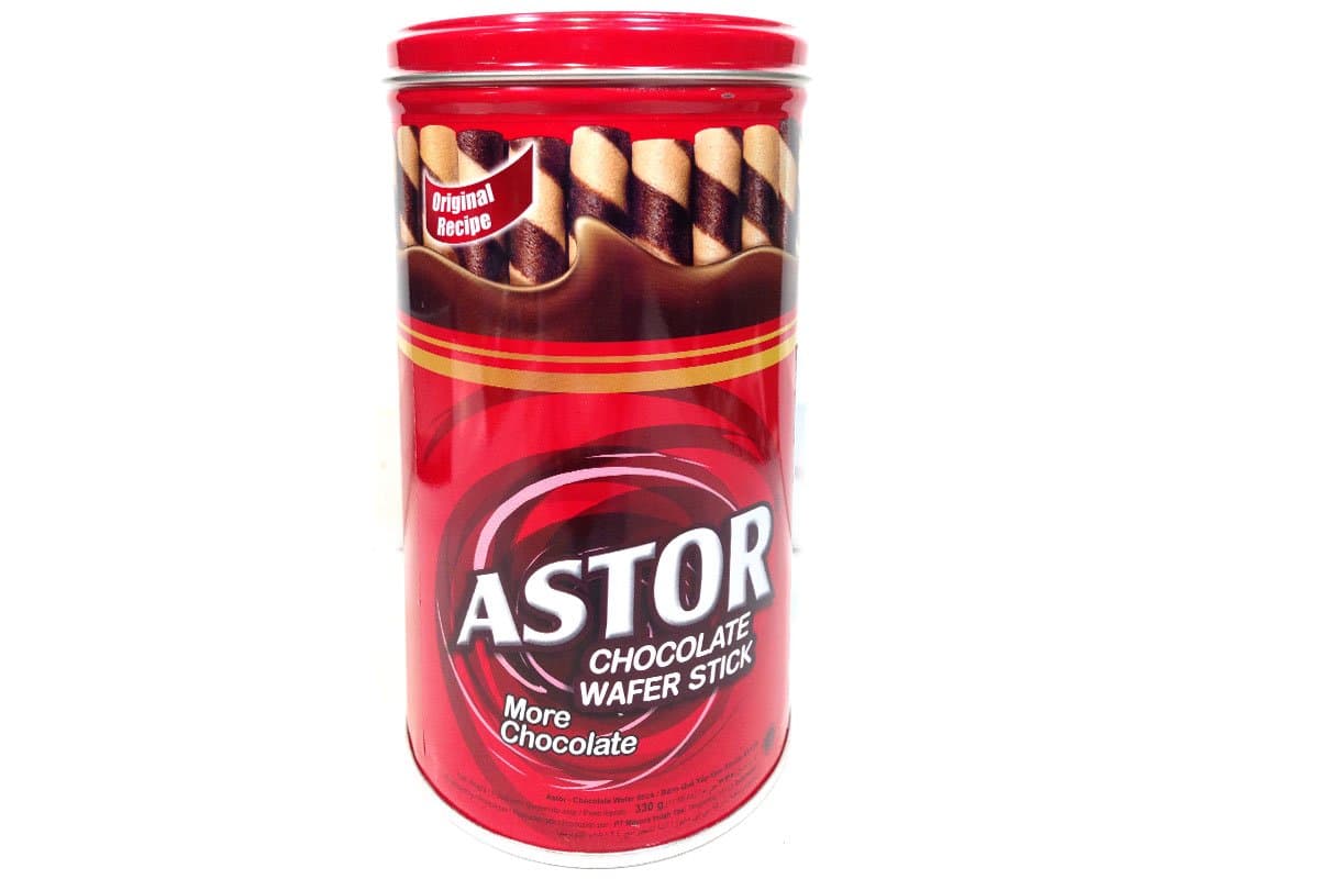 Astor Wafer Stick (Chocolate Flavor) - 11.55oz (Pack of 3)