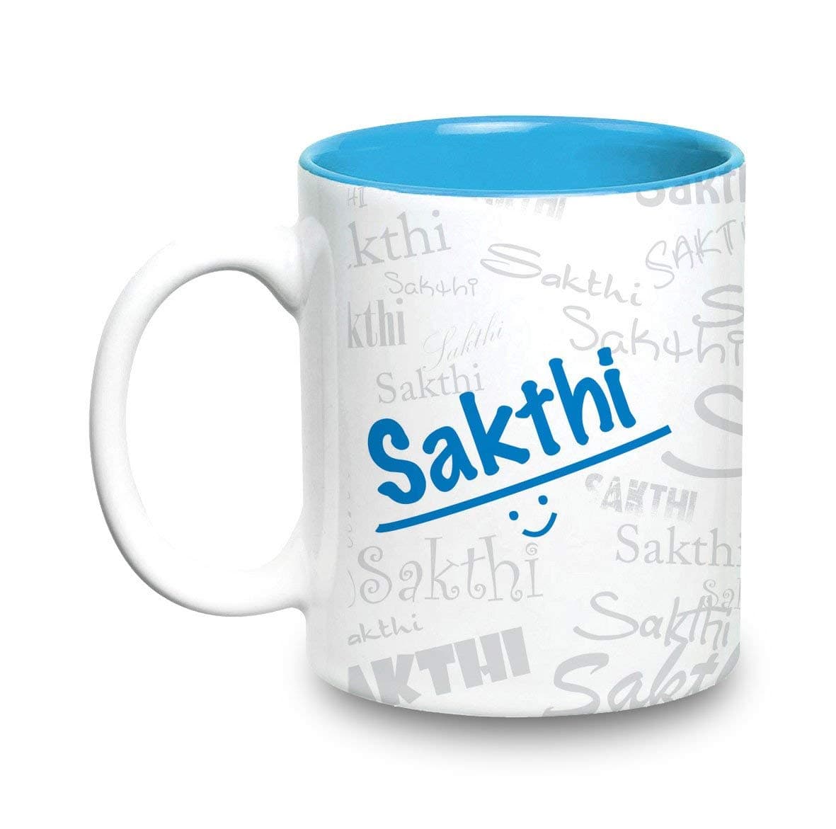 Hot Muggs Me Graffiti Mug - Sakthi Personalised Name Ceramic, 315ml, 1 Unit