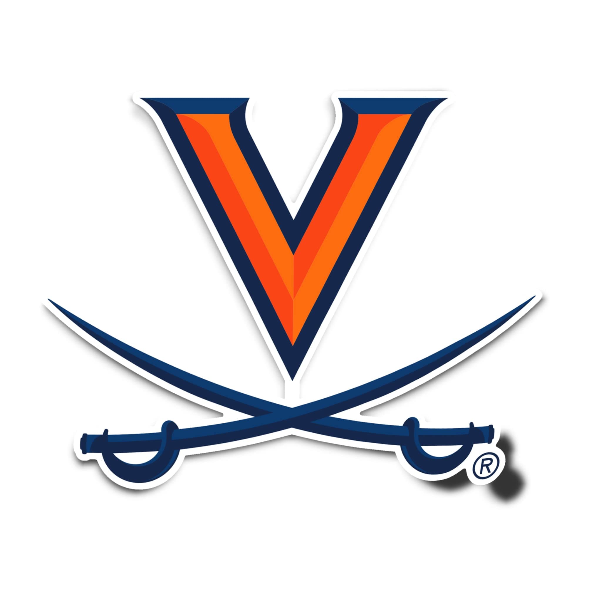 Desert Cactus University of Virginia Sticker Cavaliers UVA Vinyl Decal Laptop Water Bottle Car Scrapbook (IND 1)