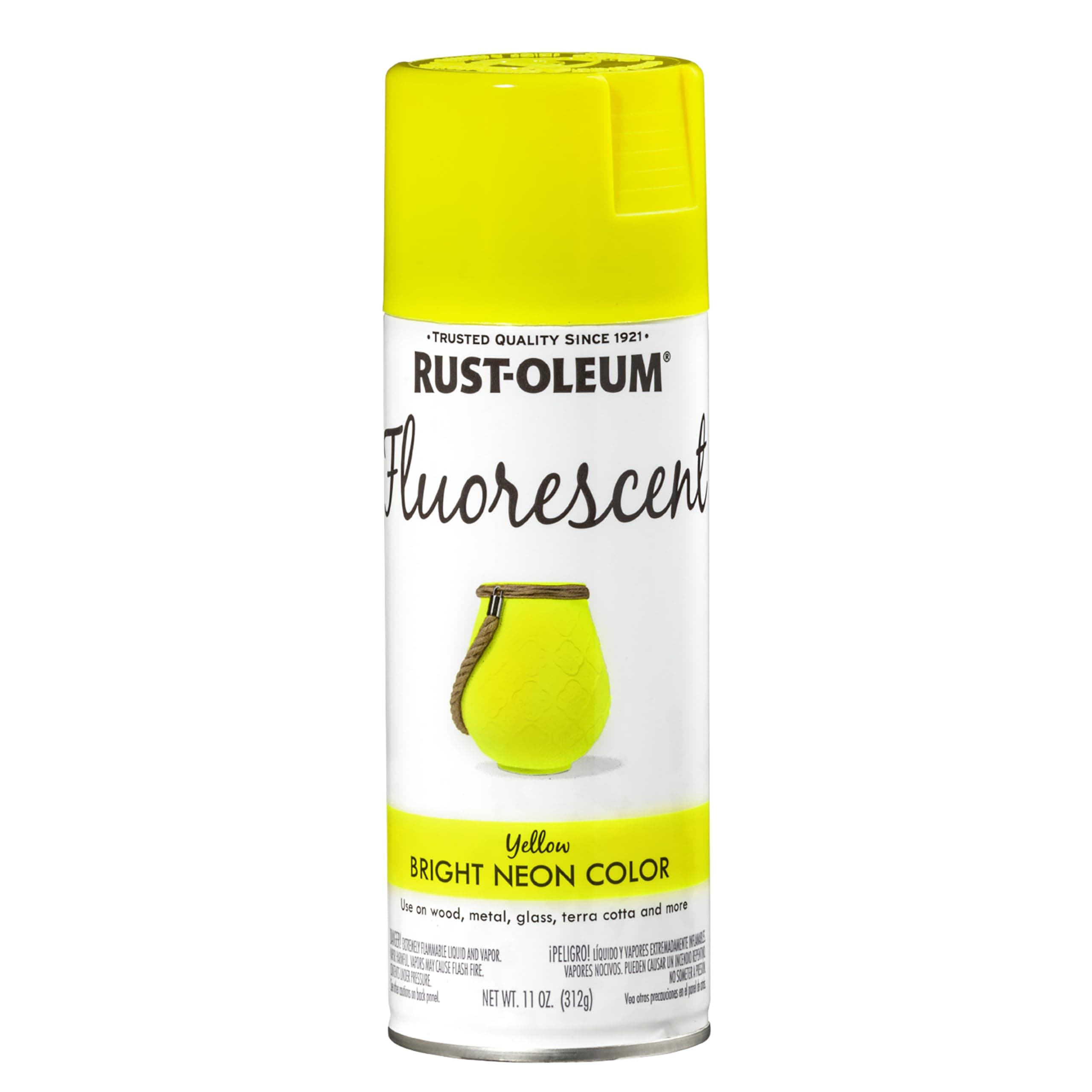 Rust-OlEUm Specialty Yellow Fluorescent Spray, 312 Gm, 1942830